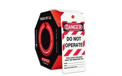 Picture of 34655 - OSHA DANGER TAGS BY-THE-ROLL: DO NOT OPERATE