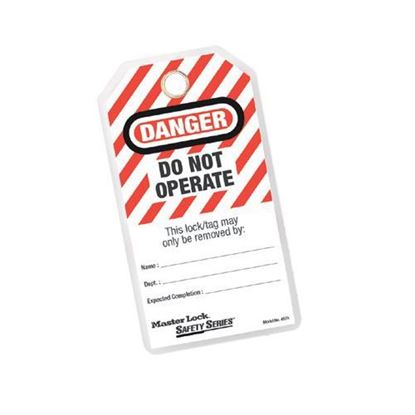 Picture of 33333 - "DO NOT OPERATE" SAFETY TAGS W/GROMMET & TIES, 12CT