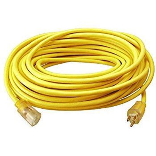 Picture of 21227 - EXTENSION CORD, 12/3 SJTW X 100' YELLOW LIGHTED