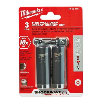Picture of 25322 - SHOCKWAVE™ 3/8" DR SAE THIN WALL DEEP IMPACT SCKT SET 3PC