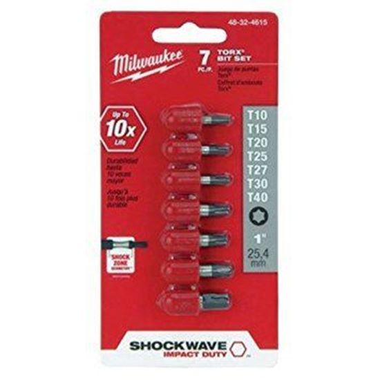 Picture of 25359 - SHOCKWAVE™ 7PC TORX 1" INSERT BIT SET