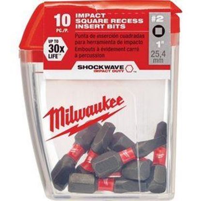 Picture of 25449 - SHOCKWAVE™ INSERT BIT SQ RECESS #2 - 10PK